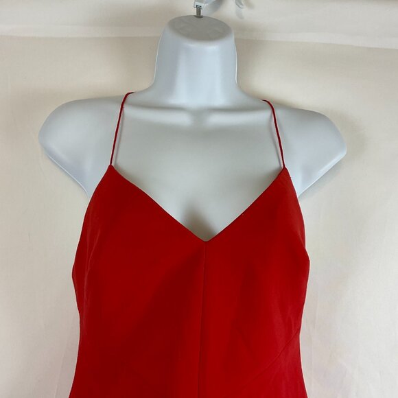 Likely Mini Dress 2 Red Spaghetti Two Strap Crossover - Picture 2 of 9